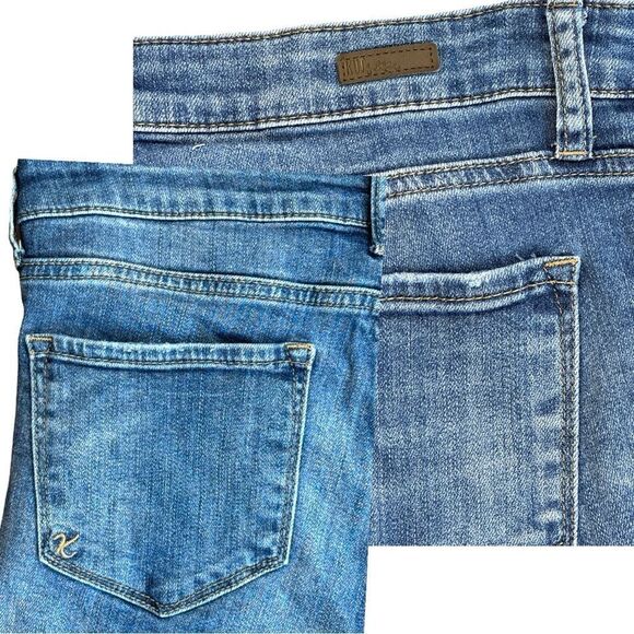 Kut from the Kloth Blue Straight Leg Jeans Sz 6 - Picture 6 of 11